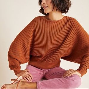 Anthropologie- KARLA BOAT NECK SWEATER
